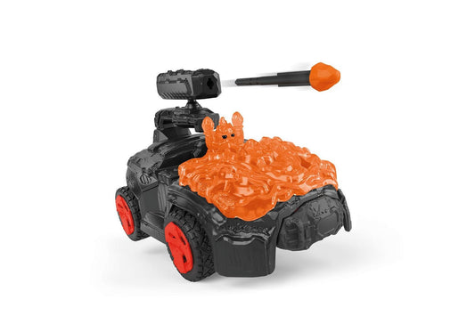 Schleich 42668 Eldrador Creatures: Lava-Crashmobil mit Mini Creature - plegobil