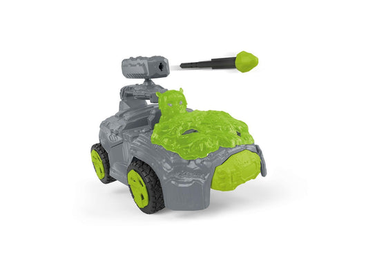 Schleich 42670 Eldrador Creatures: Stein-Crashmobil mit Mini Creature - plegobil