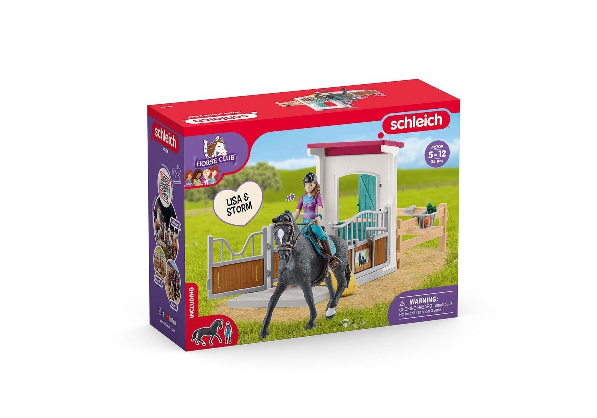 Schleich 42709 Horse Club: Pferdebox mit Lisa & Storm - plegobil