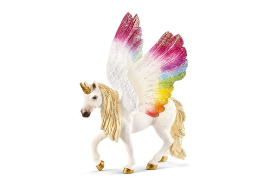 Schleich 70576 Bayala: Geflügeltes Regenbogeneinhorn - plegobil