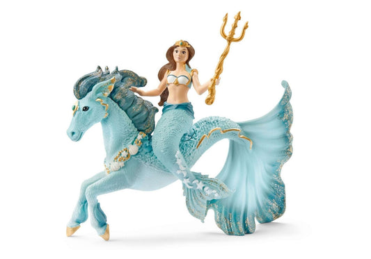 Schleich 70594 Bayala: Meerjungfrau-Eyela auf Unterwasserpferd - plegobil