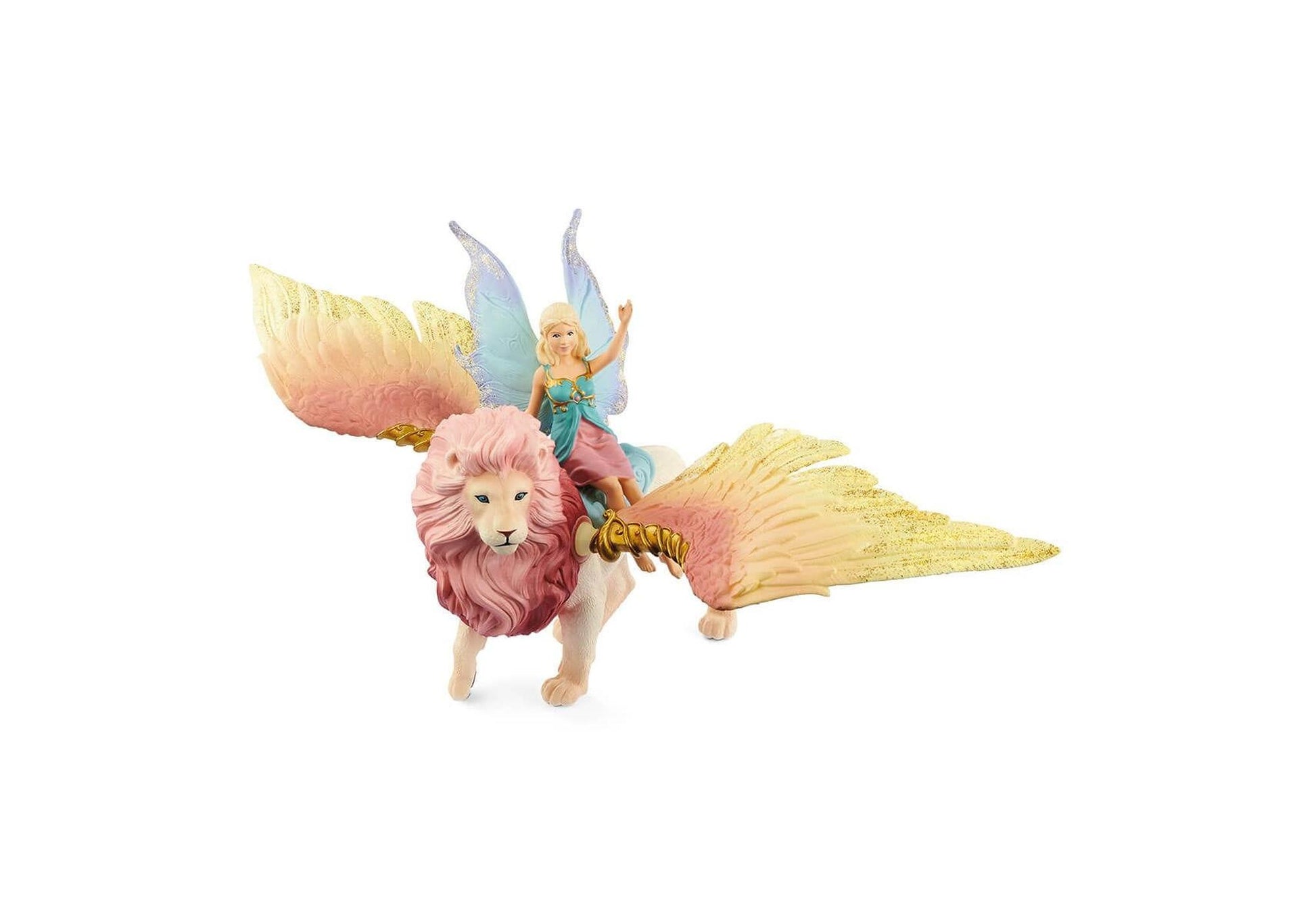 Schleich 70714 Bayala: Elfe auf geflügeltem Löwe - plegobil