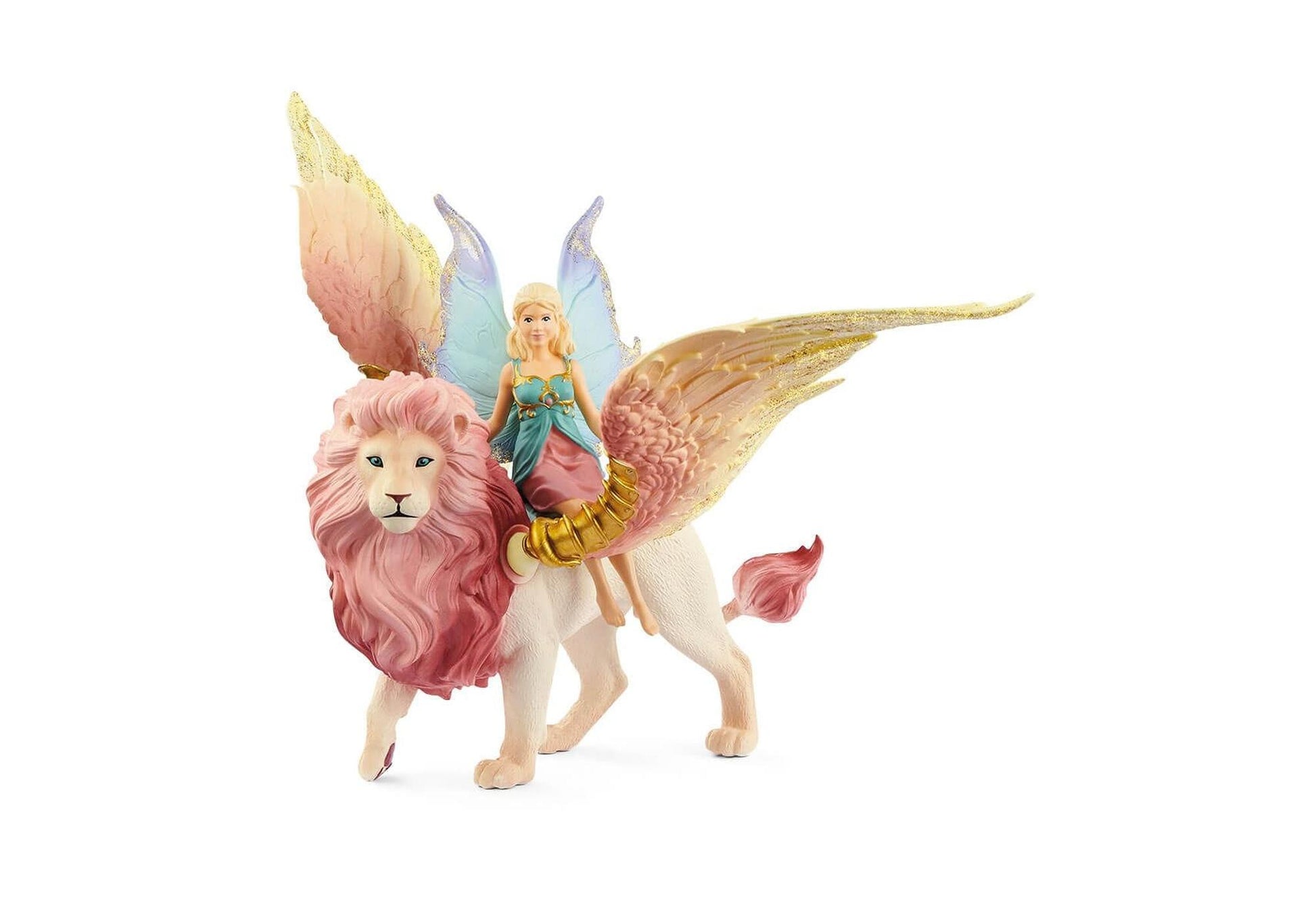 Schleich 70714 Bayala: Elfe auf geflügeltem Löwe - plegobil