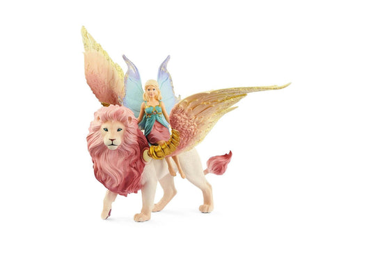 Schleich 70714 Bayala: Elfe auf geflügeltem Löwe - plegobil