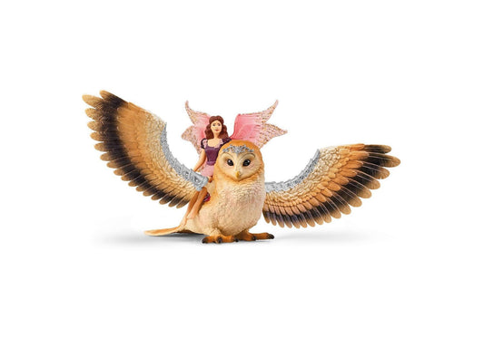 Schleich 70789 Bayala: Elfe auf Glitzer-Eule - plegobil