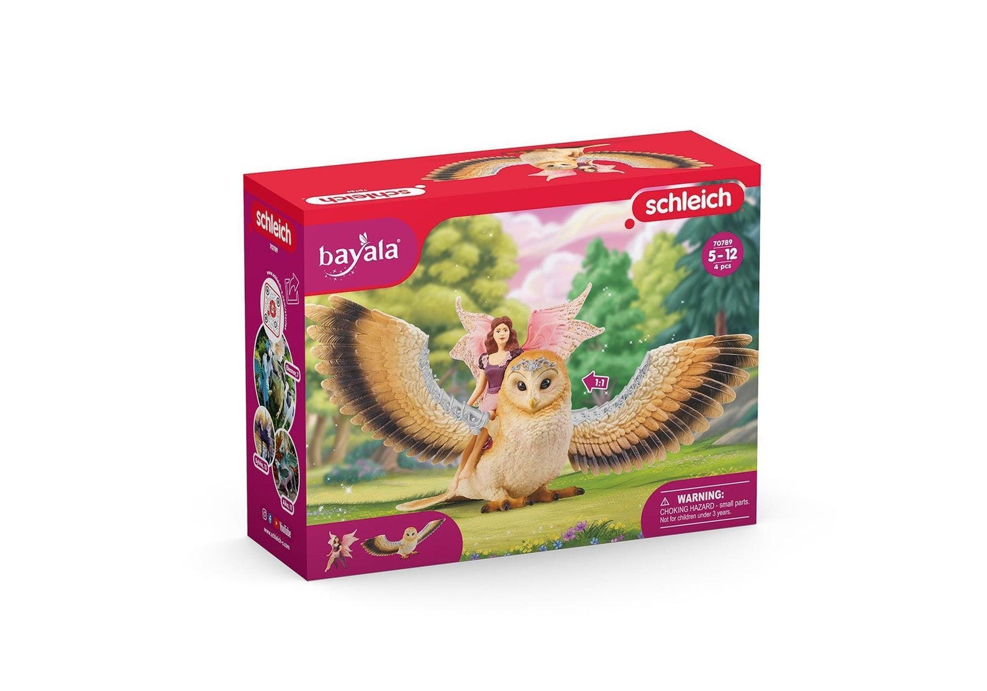 Schleich 70789 Bayala: Elfe auf Glitzer-Eule - plegobil