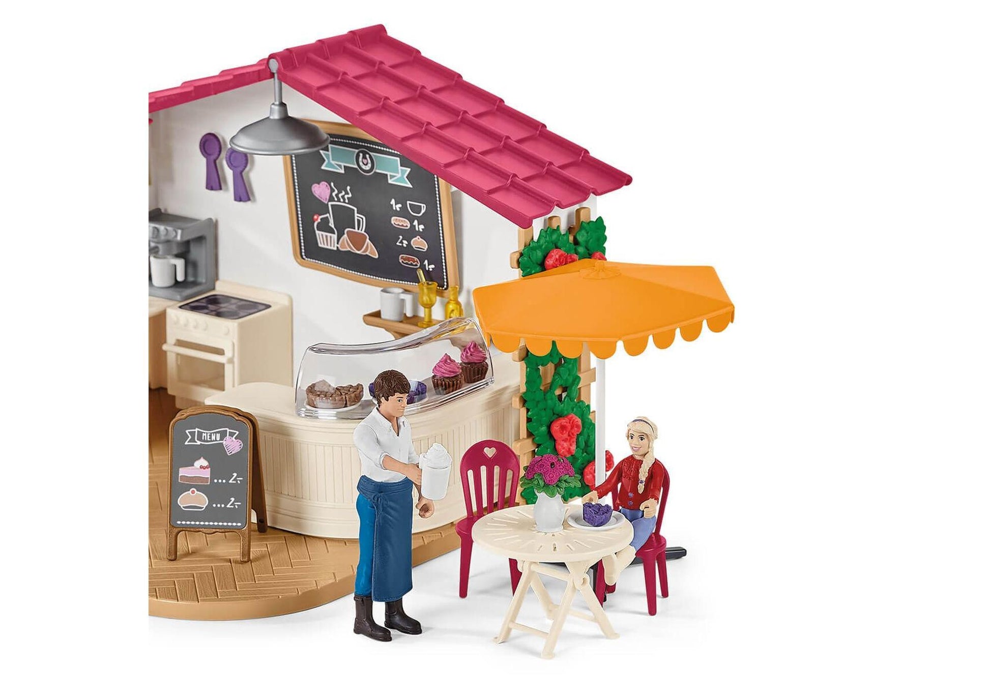 Schleich 72158 Horse Club: Kutschfahrt zum Reiter-Café - plegobil
