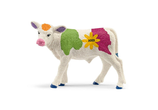 Schleich 72207 Farm World: Farbenfrohes Frühlingskalb - plegobil